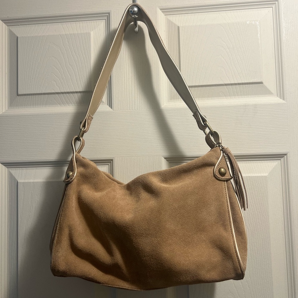 Gap Tan Suede Shoulder Bag
